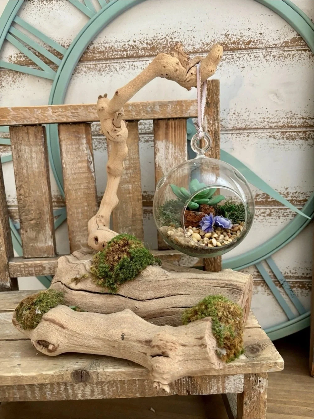 Natural Driftwood Root with Moss Aquarium Decoration NEW!
